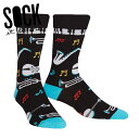 【メール便対応】 ソックス メンズ 靴下 総柄 楽器 その他 クルーソックス 【All That Jazz】 Sock It To Me ソック イット トゥ ミー 春 春夏