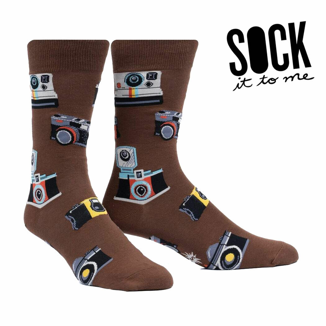  ソックス メンズ 靴下 総柄 カメラ その他 クルーソックス  Sock It To Me 春 春夏