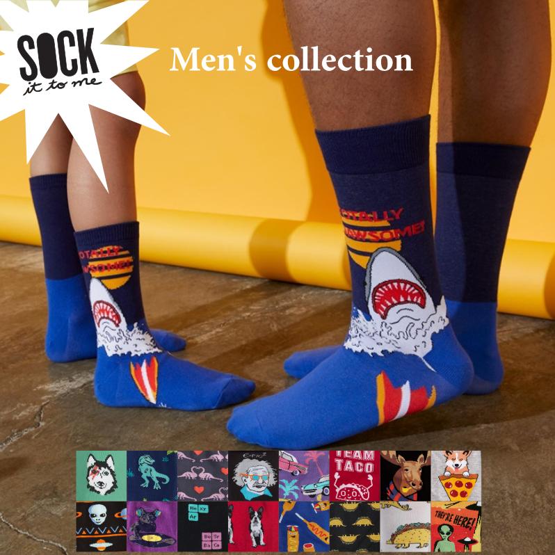 【SALE 10%OFF】【メール便対応】Sock It To Me[ソック イット トゥ ミー] ソックス メンズ 靴下 総柄