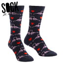 【メール便対応】 ソックス レディース クルーソックス 靴下 総柄 恐竜 【Happy You Exist】 Sock It To Me[ソック イット トゥ ミー] 春 春夏