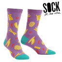 【メール便対応】クルーソックス ソックス レディース 靴下 総柄 ポテト 食べ物 【Everyday is Fry-Day】 Sock It To Me[ソック イット トゥ ミー] 秋 秋冬 冬