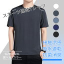 tシャツ メンズ 速乾 接触冷感 半袖 無地 Tシャツ インナー 伸縮性 スポーツ ジム ジョギング マラソン シンプル 薄手 涼しい 吸汗速乾 スポーツウェア スポーツ服 春夏 ゆったり 体型カバー アウトドア スポーツ ランニング マラソン 運動会 ウォーキング 通気性 サラサラ