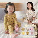 部屋着 ルームウェア パジャマ キッズ 上下2点セット 子供パジャマ セットアップ 長袖シャツ ロングパンツ 長ズボン 動物柄 綿素材 ウエストゴム シンプル 脱着簡単 子供ファッション 部屋コーディ 男の子 女の子 春秋冬 カジュアル 肌に優しい 男児 女児 ゆったり 快眠