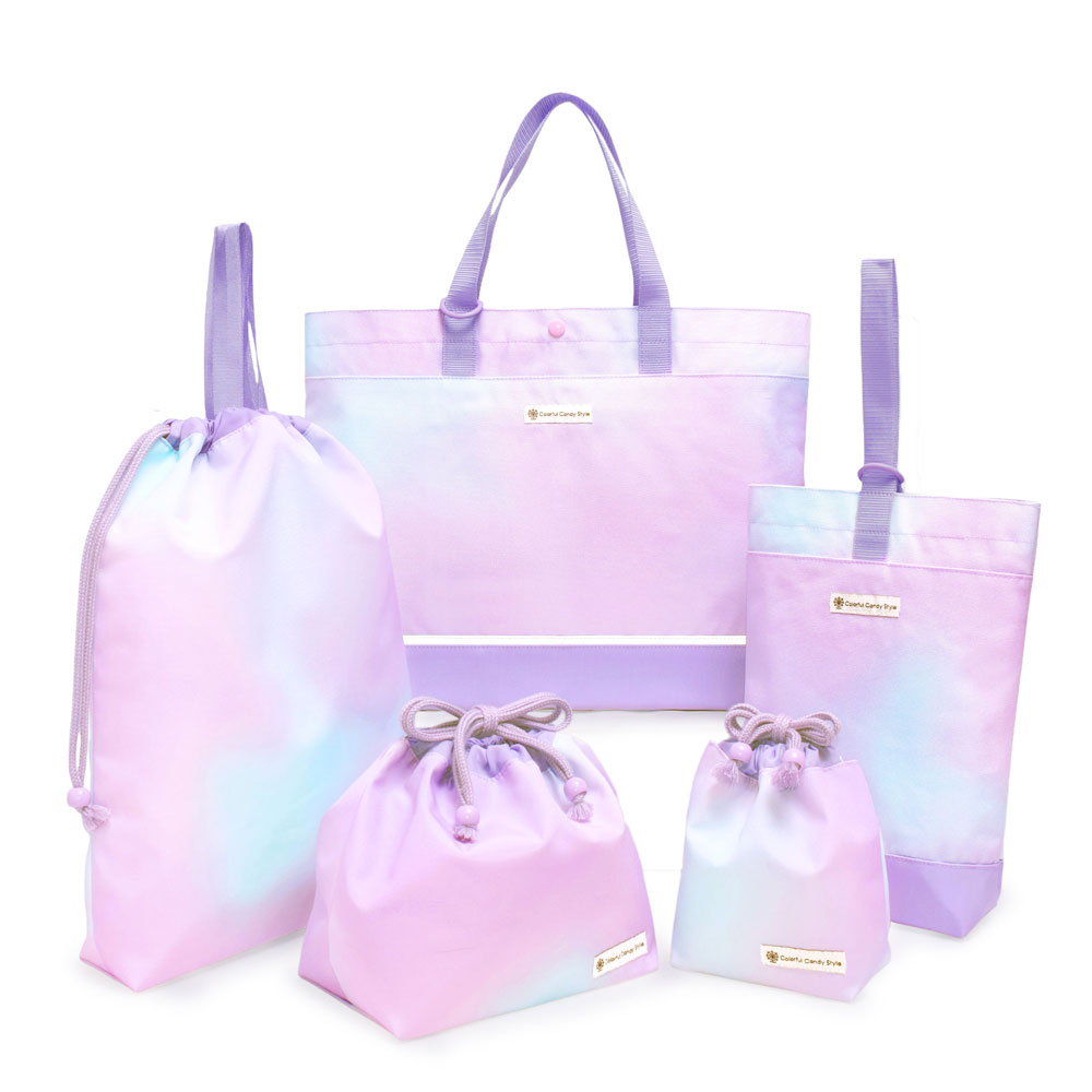 【15％OFF週末限定クーポン】新登場 2026春モデル 入園入学5点セット 撥水タイプ オーロラカラー 入園セット 入学セット 入園準備 入学準備 入園グッズ 女の子 小学生 幼稚園 レッスンバッグ シューズケース 体操服袋 お弁当袋 コップ袋 入園入学祝い 進学祝い