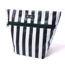 消臭おむつポーチ ファスナータイプ wide stripe(broadcloth・black)【オムツケース おむつ入れ おむつバッグ】(赤ちゃん ベビー 出産祝い男の子 女の子)