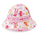 ベビー帽子 ハット お花大好きプリティ動物フレンド(ピンク)(赤ちゃん ベビー 出産祝い女の子) 小学校