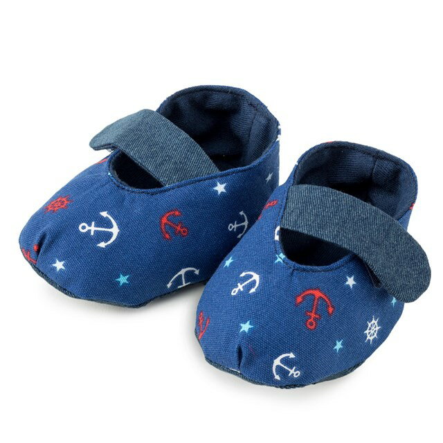ベビーシューズ さわやかマリンの休日 ネイビー ファーストシューズ ルームシューズ ベビー靴 赤ちゃん..