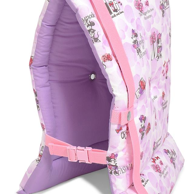 ディズニー 防災頭巾(椅子固定ゴム付き) / Minnie Mouse / EAU SO CHIC / ミニーマウス / 子供用 防災頭巾 小学生 幼児 防災ずきん 防空頭巾 ぼうさいずきん 学校 用 座布団 高学年 用 クッション こども キッズ 防災グッズ