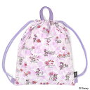 【今だけ 10%OFF】【夏割限定プライス】ディズニー ナップサック キルティング Minnie Mouse EAU SO CHIC ミニーマウス 子供用 ナップサック 巾着 体操着入れ 小学生 子供 キッズ お着替え袋 おしゃれ ランドセルの上から 小学校
