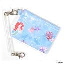 ディズニー パスケース Ariel THE LITTLE MERMAID アリエル 子供用 定期入れ パスケース チェーン付き パスケース かわいい キッズ パス ケース 小学生 カード ケース コイルチェーン 学生 スイカ 通学 小学校