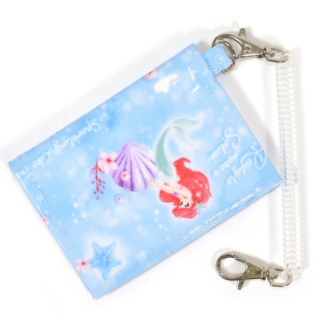 ディズニー パスケース Ariel THE LITTLE MERMAID アリエル 子供用 定期入れ パス...