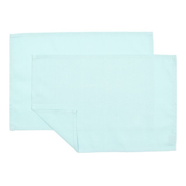 【ゆうパケット配送】 ランチョンマット 2枚セット 綿100％ 30cm×44cm スタンダードタイプ 無地オック..