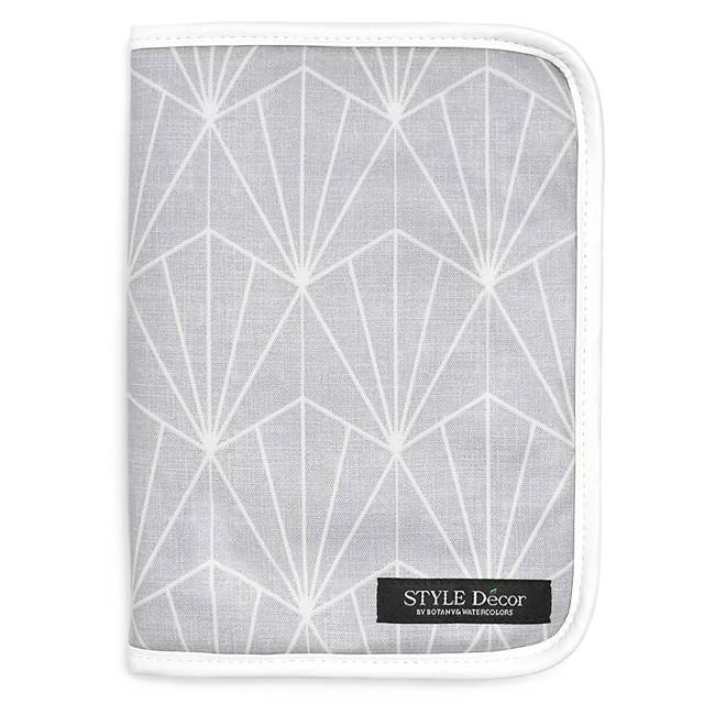 【連休限定10％OFFクーポン】【ゆうパケット配送】 マルチケース 母子手帳ケース ファスナータイプ シルバーライト シルバー グレー 北欧 マルチケース 母子手帳ケース カバー ブランド ファスナー おしゃれ 二人用 2人用 大きめ お薬手帳ケース 通帳 お薬手帳