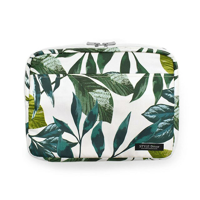 【福袋2026】パソコンケース 11.6インチ ボタニカルリーフ ホワイト 葉っぱ リーフ ノートパソコン パ..