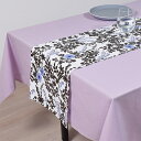 テーブルランナー テーブルセンター 30cm×130cm ラミネートタイプ リリーオブザバレー 北欧 モダン 洗濯 織物 撥水 食卓 ギフト クロス 高級 キッ...