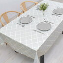 テーブルクロス 120×150cm スタンダード 綿100% モロッコパターン グレー シンプル シック おしゃれ キャンプ BBQ アウトドア テーブルマット...