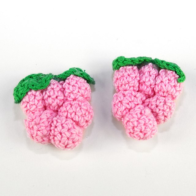 デコパーツ 単品セット ナチュラル仕立てのプリティグレープ刺繍レース 手芸パーツ 子供 キッズ 小学生..