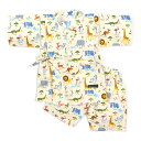 【夏割限定プライス】甚平 男の子 サバンナ生成 110~130cm ジュニア キッズ 子供 甚平 甚兵衛 ジンベイ ジンベエ じんべえ 綿100% 小学生 男子 夏向き 夏祭り 部屋着 花火大会 納涼祭 イベント 110cm 120cm 130cm