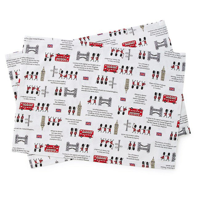 【 MAX10％OFF 入園入学早割 】 ランチョンマット 25cm×35cm 2枚セット ロンドン行進曲 子供用 ナフキン 小学校 幼稚園 給食 ランチクロス テーブル クロス 給食 ランチマット 入園準備 小学生 小学校