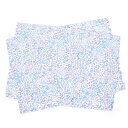 【夏割限定プライス】ランチョンマット 25cm×35cm 撥水ノーアイロン 2枚セット フローラルオアシス 子供用 ナフキン 幼稚園 ランチクロス テーブル クロス 給食 ランチマット 入園準備 小学生 小学校
