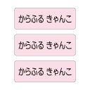 【送料無料 ゆうパケット配送】 お名前シール スタンダード 撥水タイプ 375ピース ピンク 子供用 入園準備 入学準備 名前 ラベル シール 幼児 子供 ネー...
