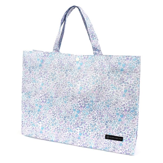 プールバッグ スクエアタイプ 撥水 軽量タイプ フローラルオアシス 子供用 キッズ スクエア おしゃれ ..