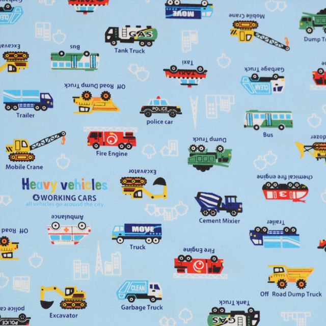 レジャーシート一人用60x90アクセル全開はたらく車(スケアー地・ライトブルー)(ピクニックシートレジャーマット敷物遠足公園マット子供キッズ小学生幼児幼稚園男の子入学祝いくるまショベルカー)