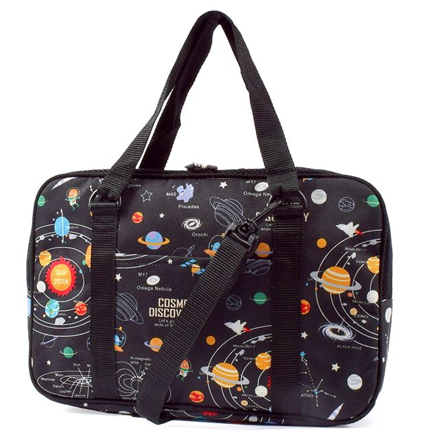 【連休限定10%OFFクーポン】書道セット 習字セット 呉竹 撥水 軽量 太陽系惑星とコスモプラネタリウム 子供用 書道バッグ 書道 ケース 習字道具 習字バッ...