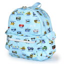 【18日限定5%OFF】通園リュック リフレクター付き 撥水 軽量 アクセル全開はたらく車 子供用 子供 子ども リュック リュックサック 通園バッグ 幼稚園バ...