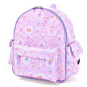 【夏得限定10%OFF】通園リュック チェストベルト付き レース模様にprettyバレリーナ ラベンダー 子供用 通園バッグ 幼稚園 リュック キッズ 園児 子...