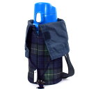 【18日限り10%OFF】水筒カバー スモールタイプ 撥水 軽量 タータンチェック ダークグリーン 子供用 水筒カバー ショルダー 子供 水筒 カバー 肩掛け 水筒 ケース ボトルカバー 水筒ケース 600ml 小学校