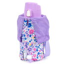 【週末限定 10%OFF】水筒カバー スモールタイプ 撥水 軽量タイプ フラワー模様のエアリーシャワー 子供用 水筒カバー ショルダー 子供 水筒 カバー 肩掛...