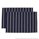 【新スクールアイテム特割フェア開催中】LAURA ASHLEY ランチョンマット(40cm×60cm) 2枚セット Farnworth Stripe 子供用 ナフキン 小学校 幼稚園 給食 ランチクロス テーブル クロス 給食 ランチマット 大きめ 大判 ラージ 小学生 小学校