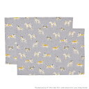 【夏割限定プライス】LAURA ASHLEY ランチョンマット 25cm×35cm 2枚セット DOGS 子供用 ナフキン 小学校 幼稚園 給食 ランチクロス テーブル クロス 給食 ランチマット 入園準備 小学生 小学校