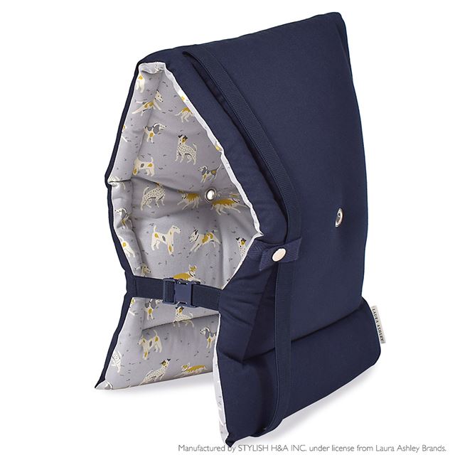 LAURA ASHLEY 防災頭巾 椅子固定ゴム付き DOGS with Royal Navy 子供用 防災頭巾 小学生 幼児 防災ずきん 防空頭巾 ぼうさいずきん 学校 用 座布団 高学年 用 クッション こども キッズ 防災グッズ ローラアシュレイ 小学校のサムネイル