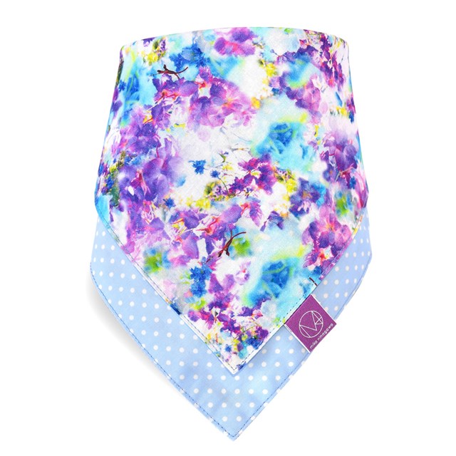 【MAX10％OFF 早割】 【ゆうパケット配送】 スタイ ハンカチタイプ 花柄D ビブ よだれかけ エプロン お食事 前掛け 赤ちゃん ベビー 新生児 出産祝い ギフト 女の子 小学校