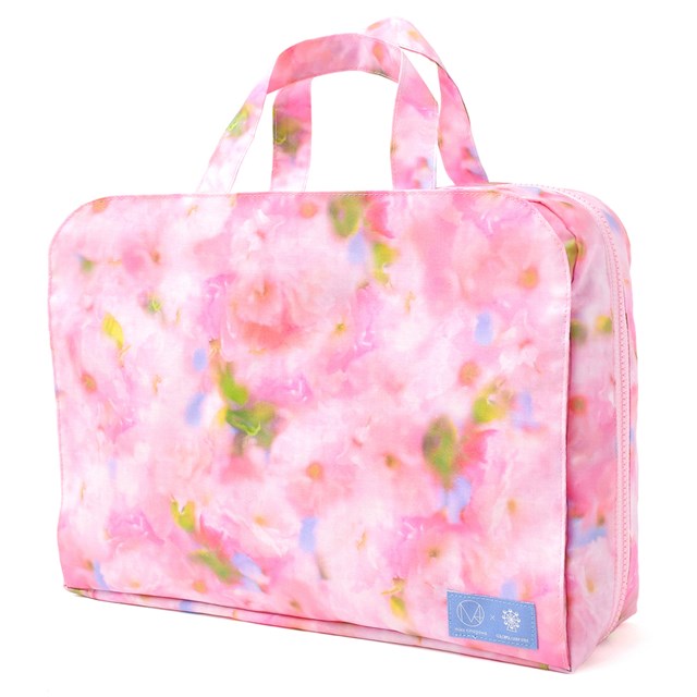 【MAX10％OFF 早割】 おむつバッグ スクエアバッグ おむつ入れ おむつ収納 かわいい おしゃれ 花柄F