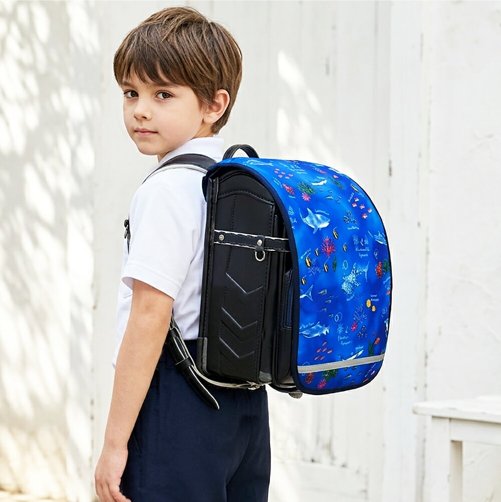 【最大1392円OFF限定特価】ランドセルカバー 男の子 透明 反射 おしゃれ 雨 防水 ランドセル カバー 反射材付き クリア 光る 撥水 透明カバー 小学生 長持ち 白くならない 可愛い 汚れにくい キッズ 子ども 小学校 学校 黒 雨用 ccstyle-10055000 COLORFUL CANDY STYLE サンプル画像2