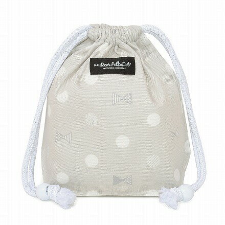 【期間限定15%OFF】decorPolkaDot 巾着（小サイズ） Polka Dot Ribbon