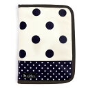 【5日限定MAX15％OFFクーポン】マルチケース/母子手帳ケース(ファスナータイプ) polka dot large(twill・white)【母子手帳カバー 母子手帳入れ】(赤ちゃん ベビー 出産祝い男の子 女の子)