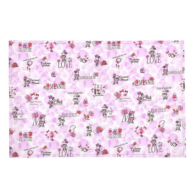 ディズニーランチョンマット(40cmtimes;60cm)2枚セット/MinnieMouse/EAUSOCHIC子供用ナフキン小学校幼稚園給食ランチクロステーブルクロス給食ランチマット大きめ大判ラージ