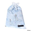 【ゆうパケット配送】 ディズニー 巾着 中 マチ無し給食袋 Elsa FROZEN エルサ アナと雪の女王 子供用 巾着袋 小学校 給食 袋 小学生 入学 道具...
