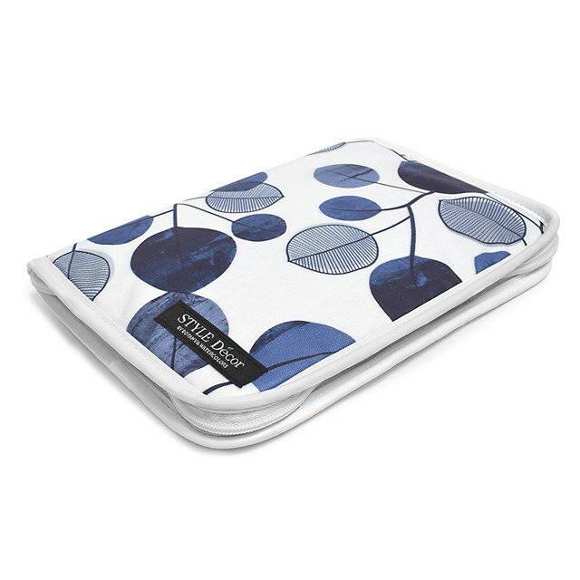 【ゆうパケット配送】 マルチケース 母子手帳ケース ファスナータイプ マルチケース ネイビーリーフ リーフ 葉っぱ ナチュラル マルチケース 母子手帳ケース カバー ブランド ファスナー 二人用 2人用 大きめ お薬手帳ケース 通帳 お薬手帳 2