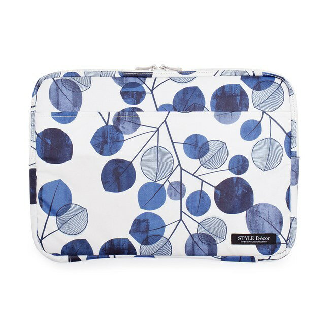 【Xmas割引 10％OFF】パソコンケース 13.3インチ ネイビーリーフ ネイビー 葉っぱ リーフ ノートパソコ..