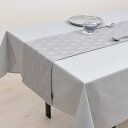 テーブルランナー テーブルセンター 30cm×130cm リバーシブルタイプ 綿100% シルバーライト シルバー グレー 北欧 洗濯 織物 食卓 ギフト クロ...