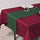 テーブルランナー テーブルセンター 30cm×130cm リバーシブルタイプ T Cチノクロス フォレストグリーン 無地 シンプル 洗濯 織物 食卓 ギフト ク...