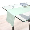 テーブルランナー テーブルセンター 30cm×180cm リバーシブルタイプ 綿100% 無地オックス アクアブルー シンプル洗濯 織物 食卓 ギフト クロス ...