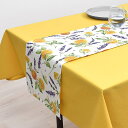 【10%OFF】テーブルランナー テーブルセンター 30cm×130cm ラミネートタイプ ソレイユプロヴァンス オレンジ フルーツ プロヴァンス 洗濯 織物 ...
