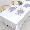 【夏得限定10%OFF】テーブルクロス 142cm×180cm スタンダードタイプ 無地ツイル ホワイト おしゃれ キャンプ キャンプ用 BBQ アウトドア テ...