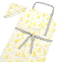 【クーポンで10%OFF 5日まで】【まとめ割対象】 エプロン キッズ 150〜フリーサイズ 三角巾付き 撥水ノーアイロン ミモザフルール エプロン 三角巾 家...
